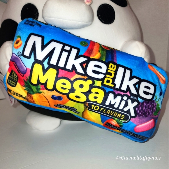 DAISY 🐄 Mike & Ikes Rainbow Glitter Ear Cow Snackles Plush by Zuru Toys ☆》NWT《☆ - Picture 7 of 9